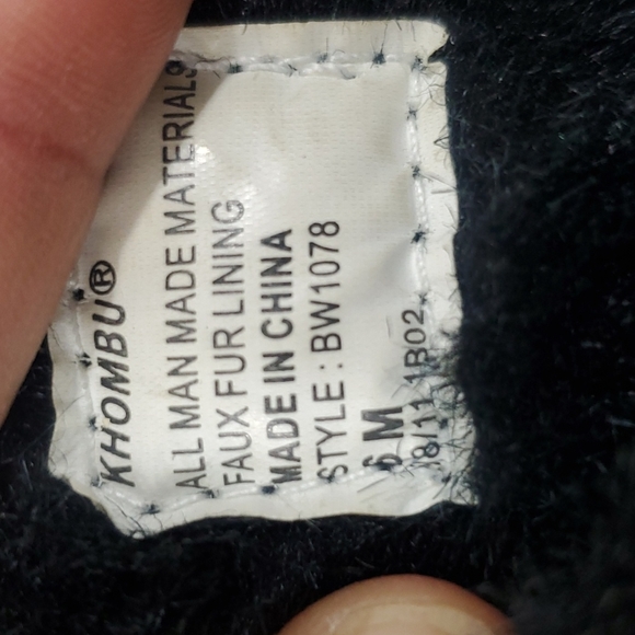 Khombu black snow ski women's boot size 6 - Picture 12 of 16